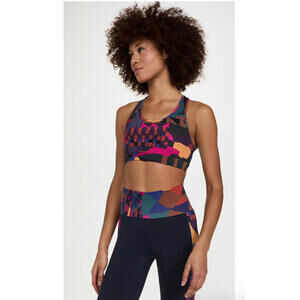 FARM Rio Abstract Patches Bra, $90, NWT, Size XS, Item 2093